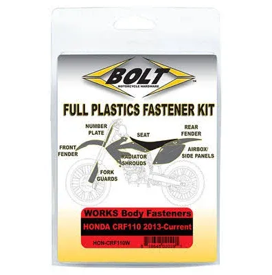 Bolt Body Work Fastener Kit HON-CRF110W