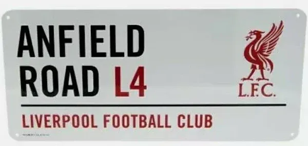 Liverpool FC Street Sign