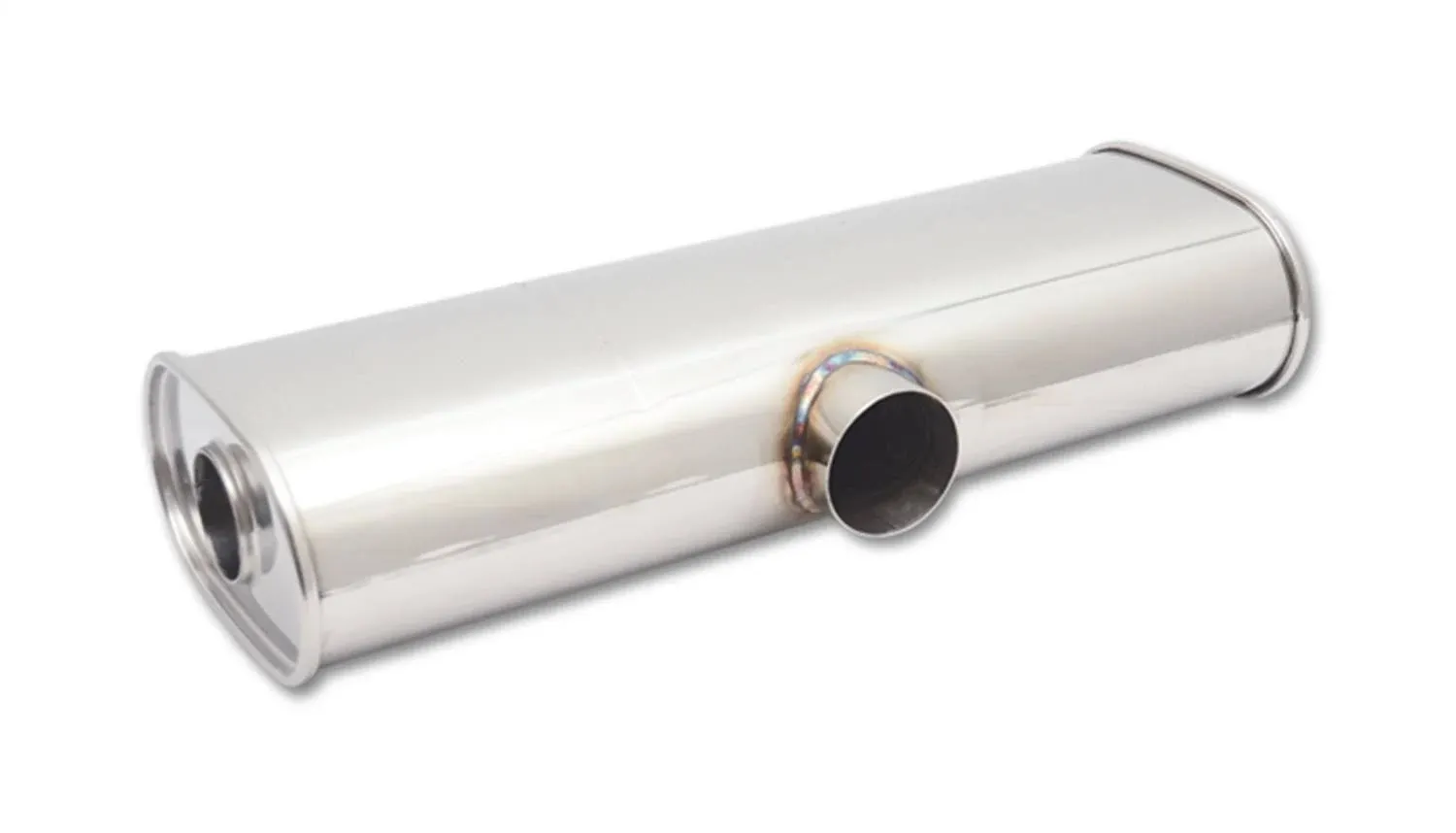 Vibrant Performance 10632 - StreetPower Muffler 3in Side Inlet x Dual 2.5in