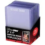 Ultra Pro Top Loader - 3"x4" White Rookie (25 per Pack)