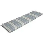 Comfort Classics Outdoor/Indoor Hickory Stripe Bench Cushion 47x18x3