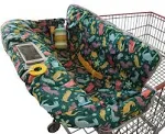 Suessie Shopping Cart Cover and High Chair Cover, Blue Dots