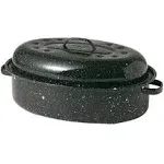 Granite Ware F0591-2 Roaster with Nonstick Rack, 20-Pound, Brown