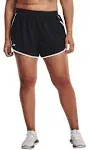 Under Armour Shorts Women&#039;s XL Grey UA Fly By 2.0 Running Workout