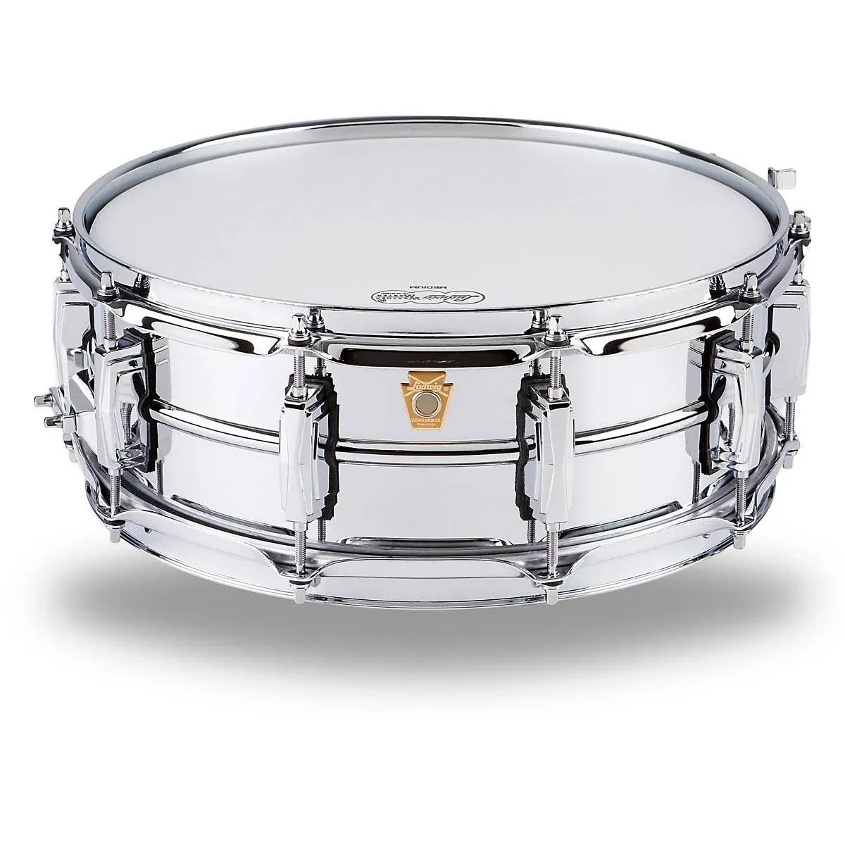 Ludwig LM400 Supraphonic Smooth Chrome Plated Aluminum Snare Drum, 5" x 14"