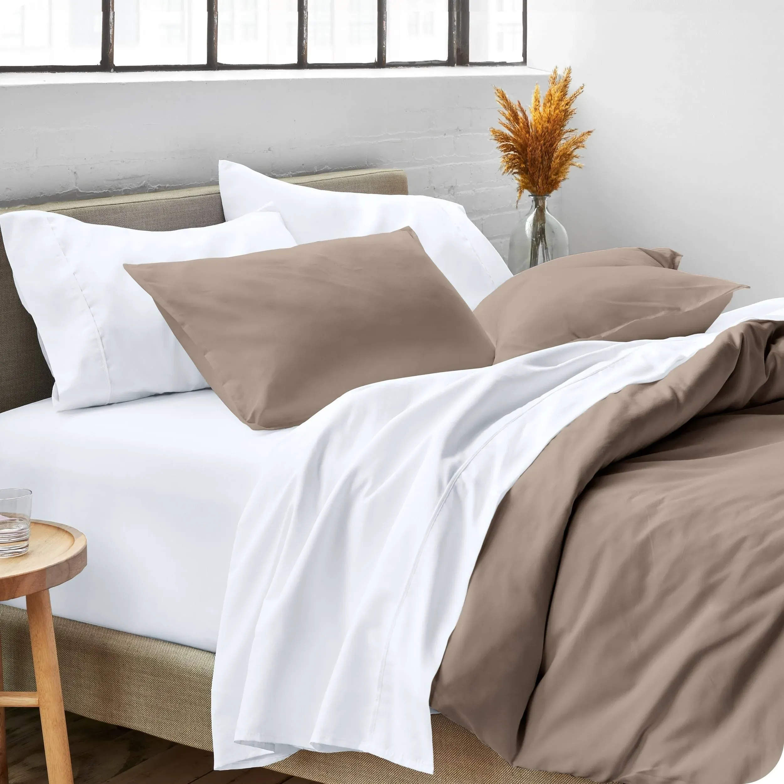 Double Brushed Duvet Set - Ultra-Soft, Easy Care by Bare Home