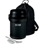 Zojirushi Mr. Bento Stainless Lunch Jar Black Carbon