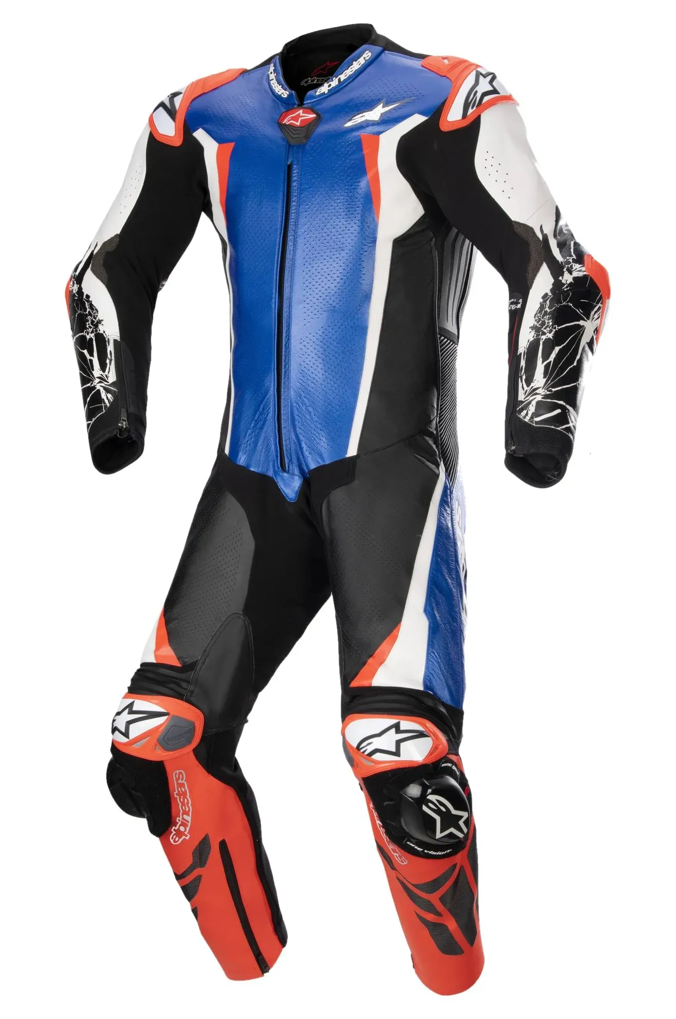 Alpinestars Racing Absolute V2 Suit Blue Black Red