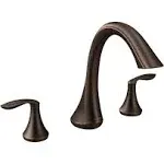 Moen T943 Eva Two Handle High Arc Roman Tub Faucet