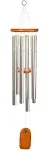 Woodstock Wind Chimes Amazing Grace Chime Large (40&#039;&#039;) Wind Chime Silver