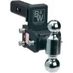 B&W HITCHES Dual Ball Model 6 - Black Powder Coat