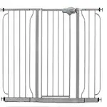 Regalo 51 inch Easy Step Extra Wide Walk Thru Baby and Pet Safety Gate, Platinum