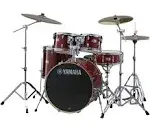 Yamaha Stage Custom Birch 5-Piece Shell Pack w/ 20 inch Bass Drum Cranberry Red