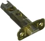 Kwikset 82247-3, Adjustable Radius Deadlatch, Bright Brass