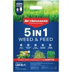 BioAdvanced 5 In 1 Weed and Feed, Granules, 24 lb