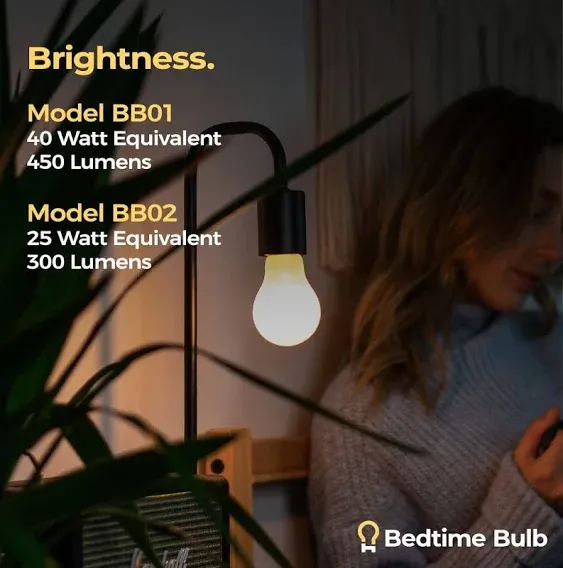 Bedtime Bulb Low-Blue Light Bulb for Healthy Sleep and Baby