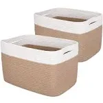 DOFASAYI Rope Storage Baskets 3-Pack Baskets for Organizing