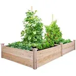 Greenes Fence 4' x 8' x 14" Cedar Raised Garden Bed