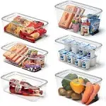 ClearSpace Plastic Storage Bins – Perfect Kitchen Organization or Pantry Storage – Fridge Organizer