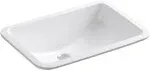 Kohler K-2214-0 Ladena 20-7/8 in. x 14-3/8 in. Undermount Bathroom Sink, White