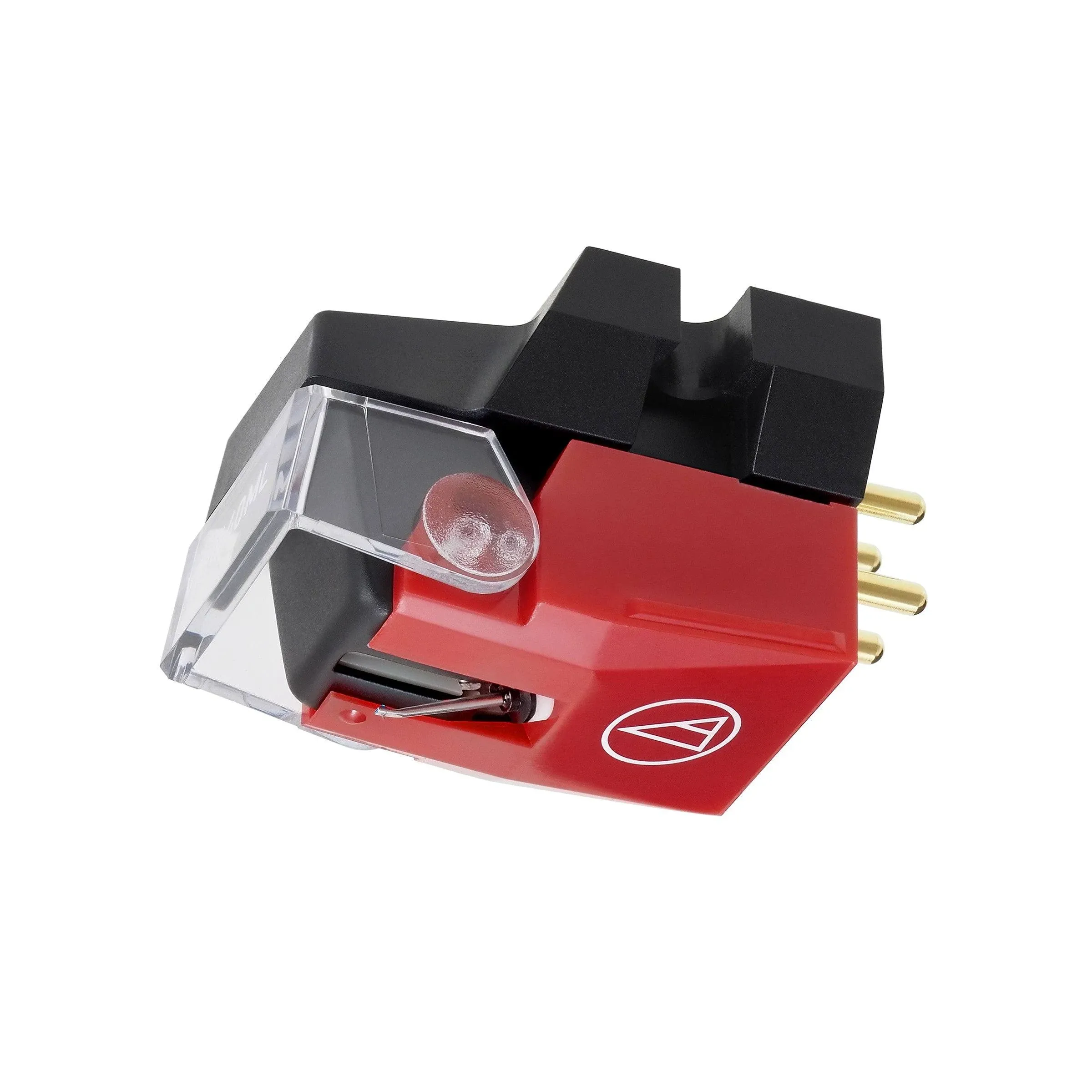 Audio Technica VM540ML Dual Moving Magnet Phono Cartridge with MicroLine Stylus (Black/Red)