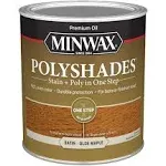 PolyShades Stain & Polyurethane Satin Olde Maple 1 Quart