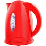 Ovente 1.7L Electric Hot Water Kettle ,Red