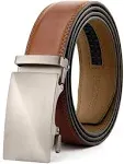 CHAOREN Mens Belt Leather Ratchet Belt - Customizable Fit, Effortless Style