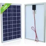 ECO-WORTHY Solar Panel 25W 12V Monocrystallin<wbr/>e Waterproof Panel for Charging ...