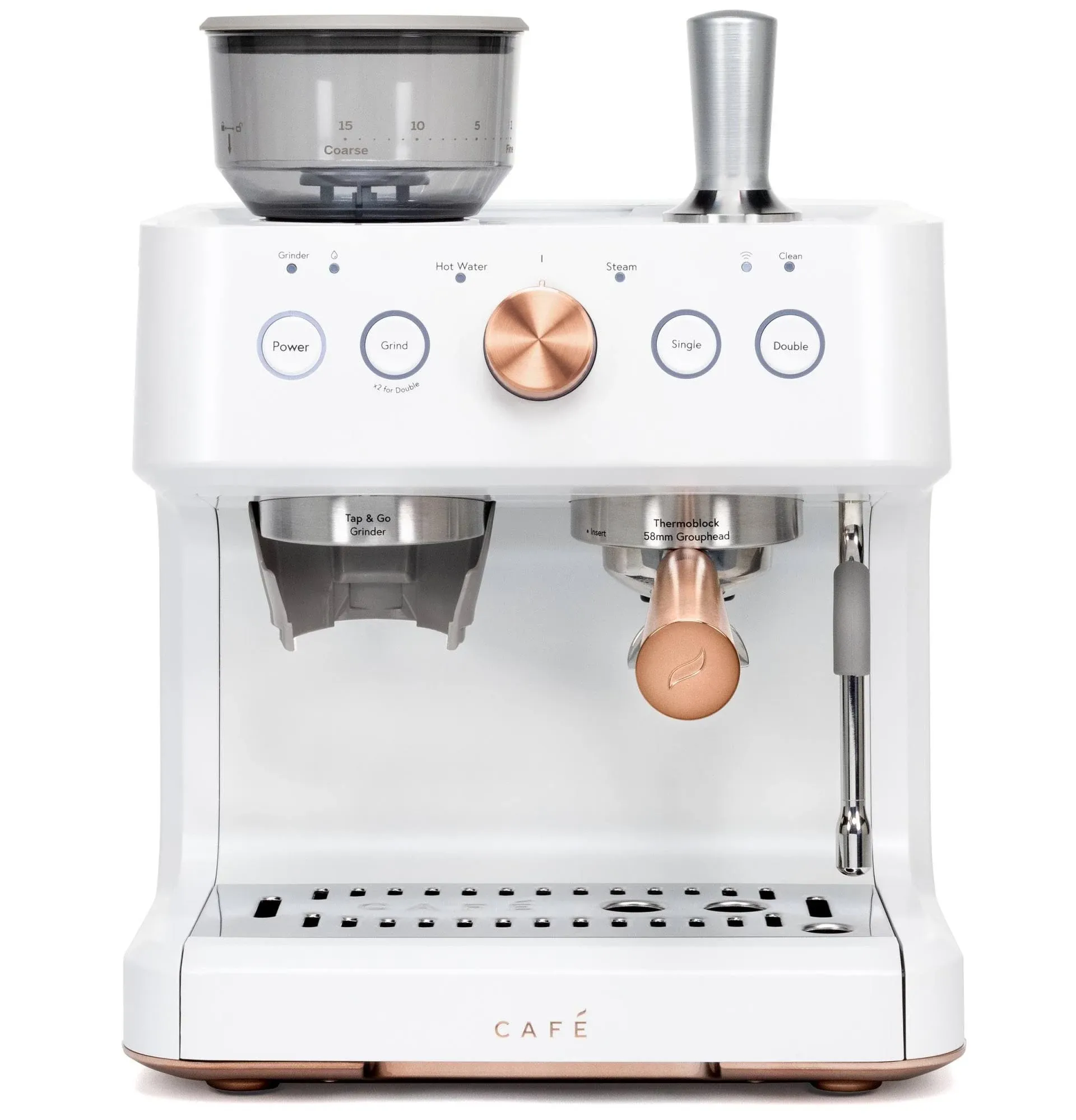 Cafe BELLISSIMO Semi Automatic Espresso Machine with Frother