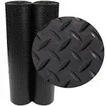 Rubber-Cal 48-in W x 60-in L x 0.118-in T Flooring Tape Rubber Gym Floor Roll (20-sq ft) Lowes.com