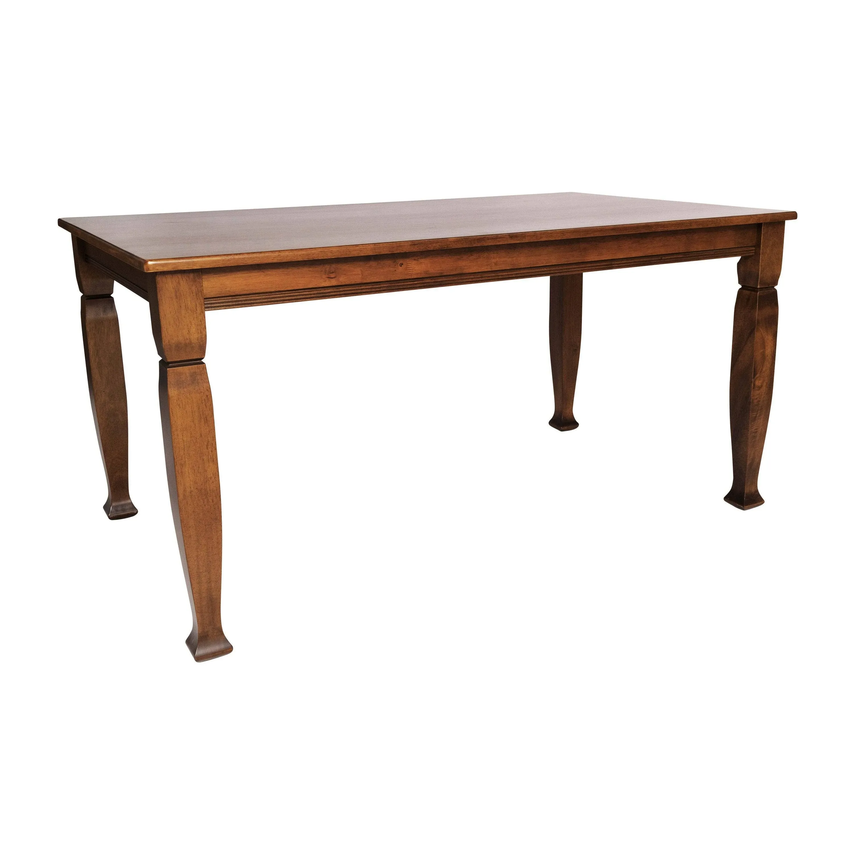 Flash Furniture KER-T-799-WAL-60-GG 60&amp;amp;quot; Heavy Duty Rectangle Wood Table for 6, Walnut Matte Finish