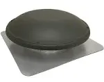 Master Flow 1500 CFM Black Power Roof Mount Attic Fan