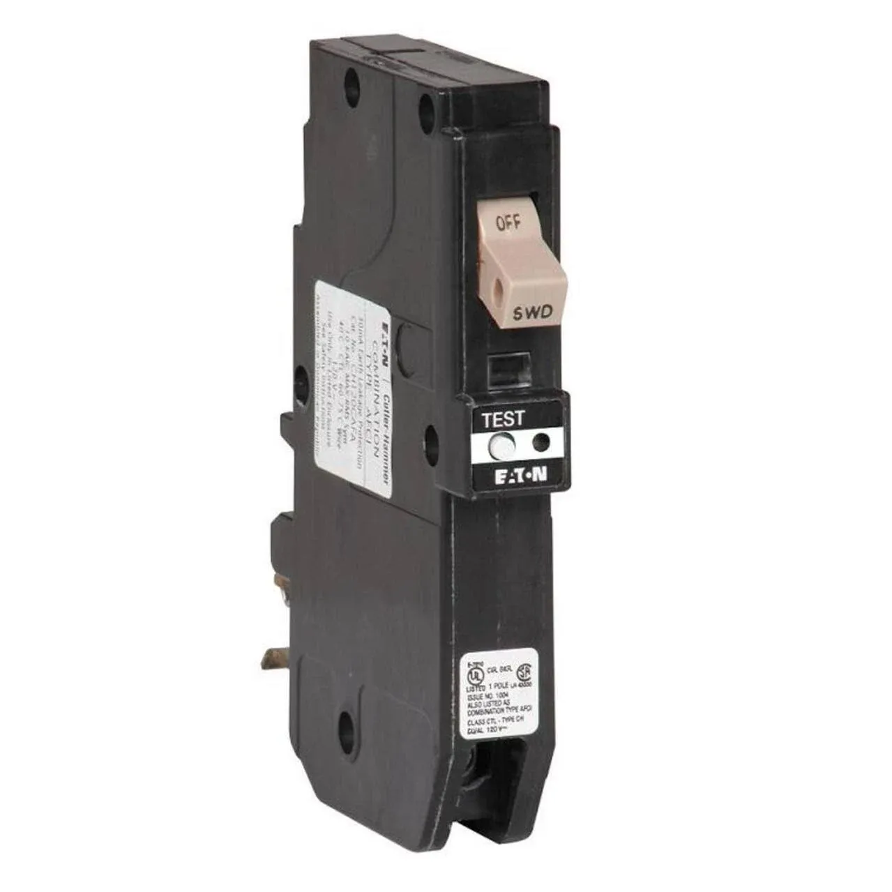 Eaton CHFP120AF Miniature Circuit Breakers (MCBs) CHF 1P 20A 120V 50/60Hz 1Ph EA