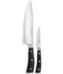 Wusthof Classic Ikon Black Knife Set 2 Piece