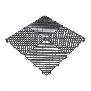 Swisstrax Ribtrax Pro Slate Grey Garage Floor Tile (6-pack)