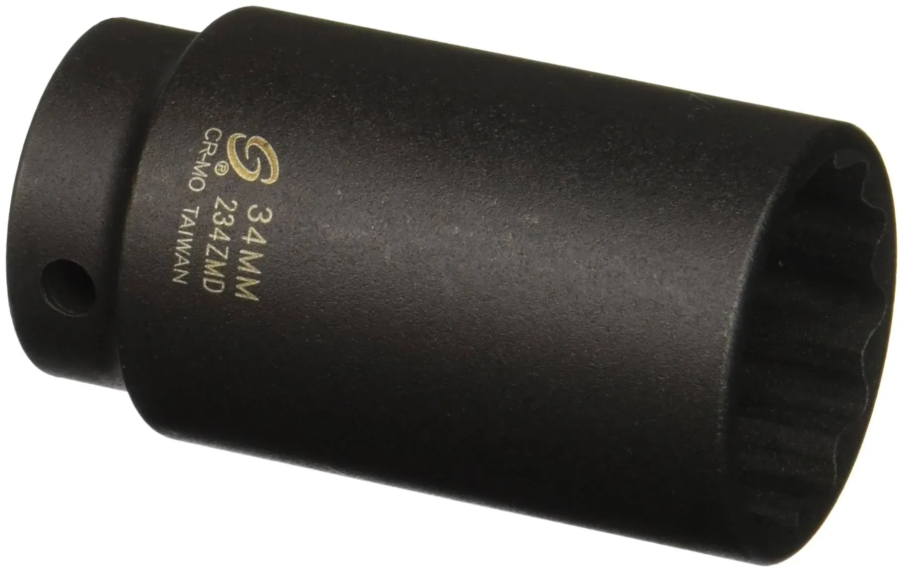 Sunex 234zmd 1/2-Inch Drive 34-mm 12-Point Deep Impact Socket