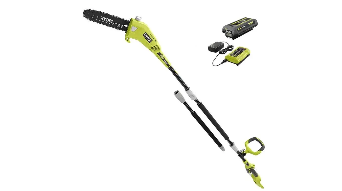 Ryobi 40V 10 in. Cordless Battery Pole Saw with 2.0 Ah Battery and Charger