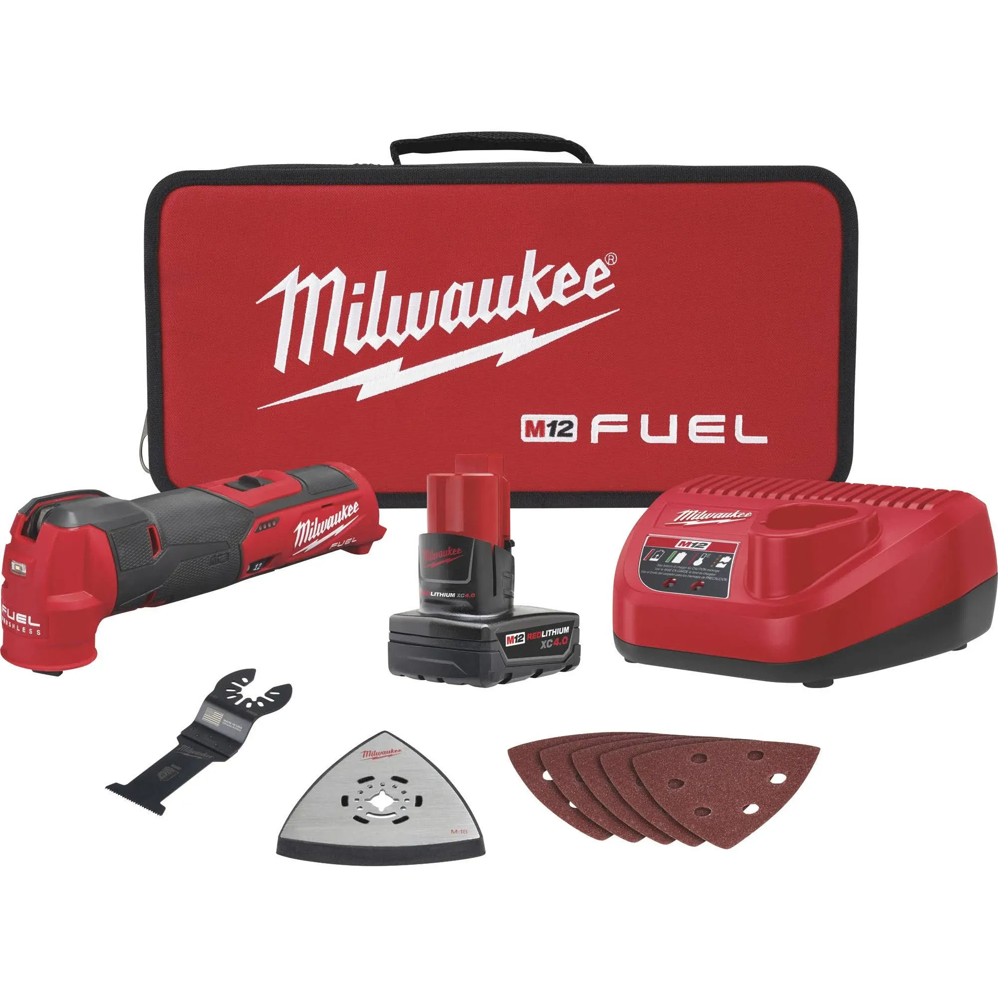 Milwaukee 2526-21XC M12 FUEL 12V Brushless Cordless Oscillating Multi-Tool Kit