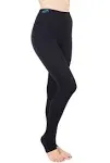 CzSalus Lipedema Lymphedema, POTS Support high Compression Leggins (K2=25-30 mmHg) - (Black, L)