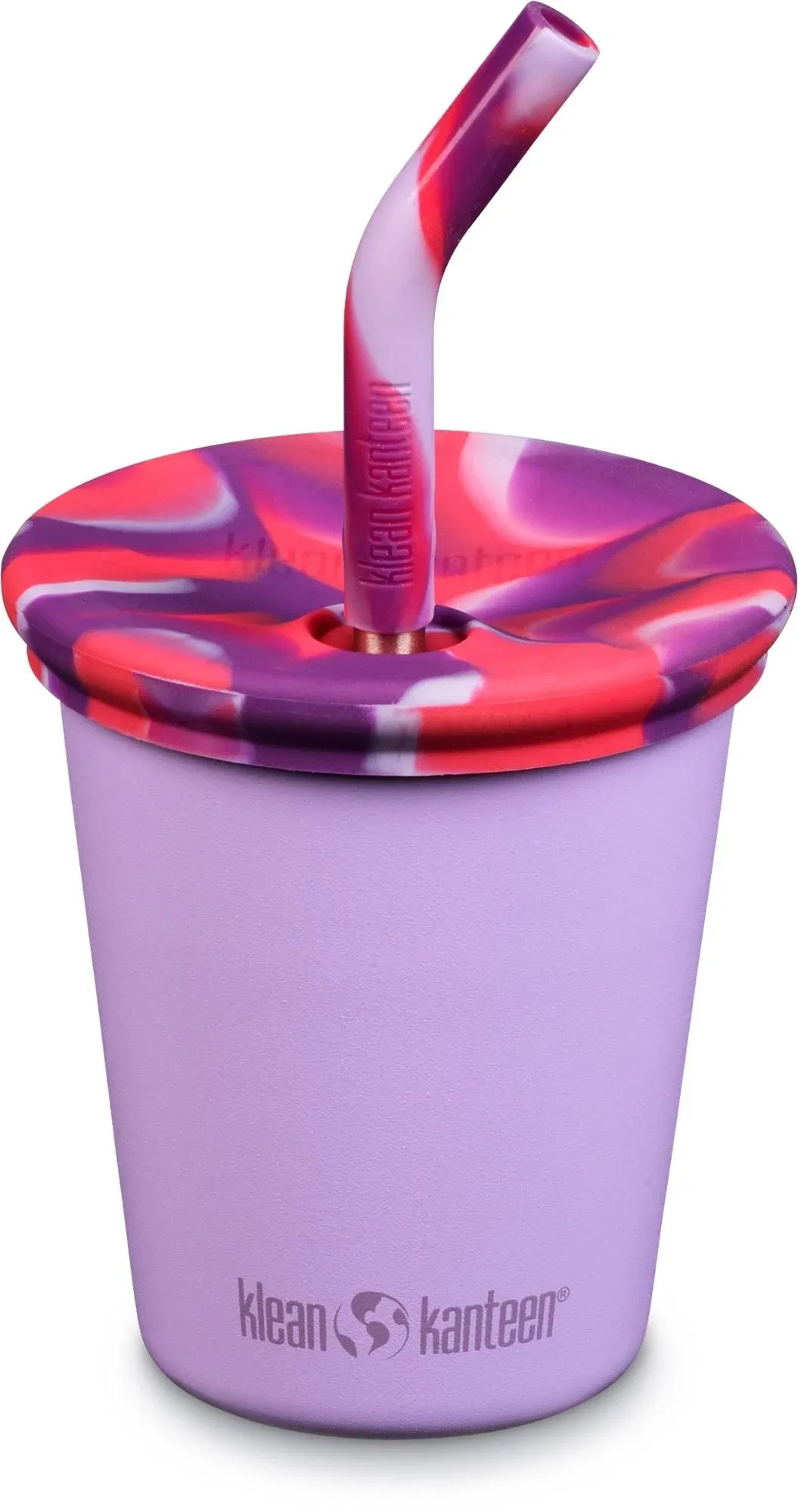 Klean Kanteen Kid Cup with Straw Lid, 10oz - Crocus Petal