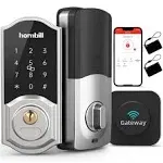 WiFi Smart Locks Deadbolt with Keypad, Hornbill Keyless Entry Digital Front Door