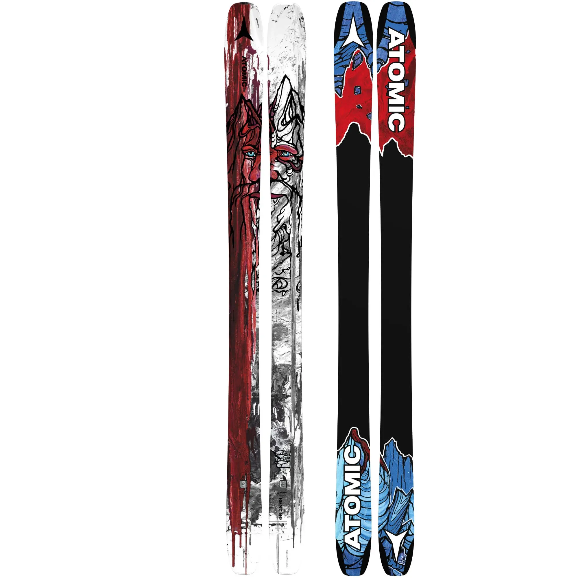 Atomic 166 Bent 90 Skis