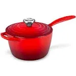 Le Creuset 2.25 qt. Enameled Cast Iron Signature Saucepan (Cerise)