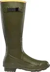 Lacrosse Grange Rubber Boots Od-Green 18In Size 08