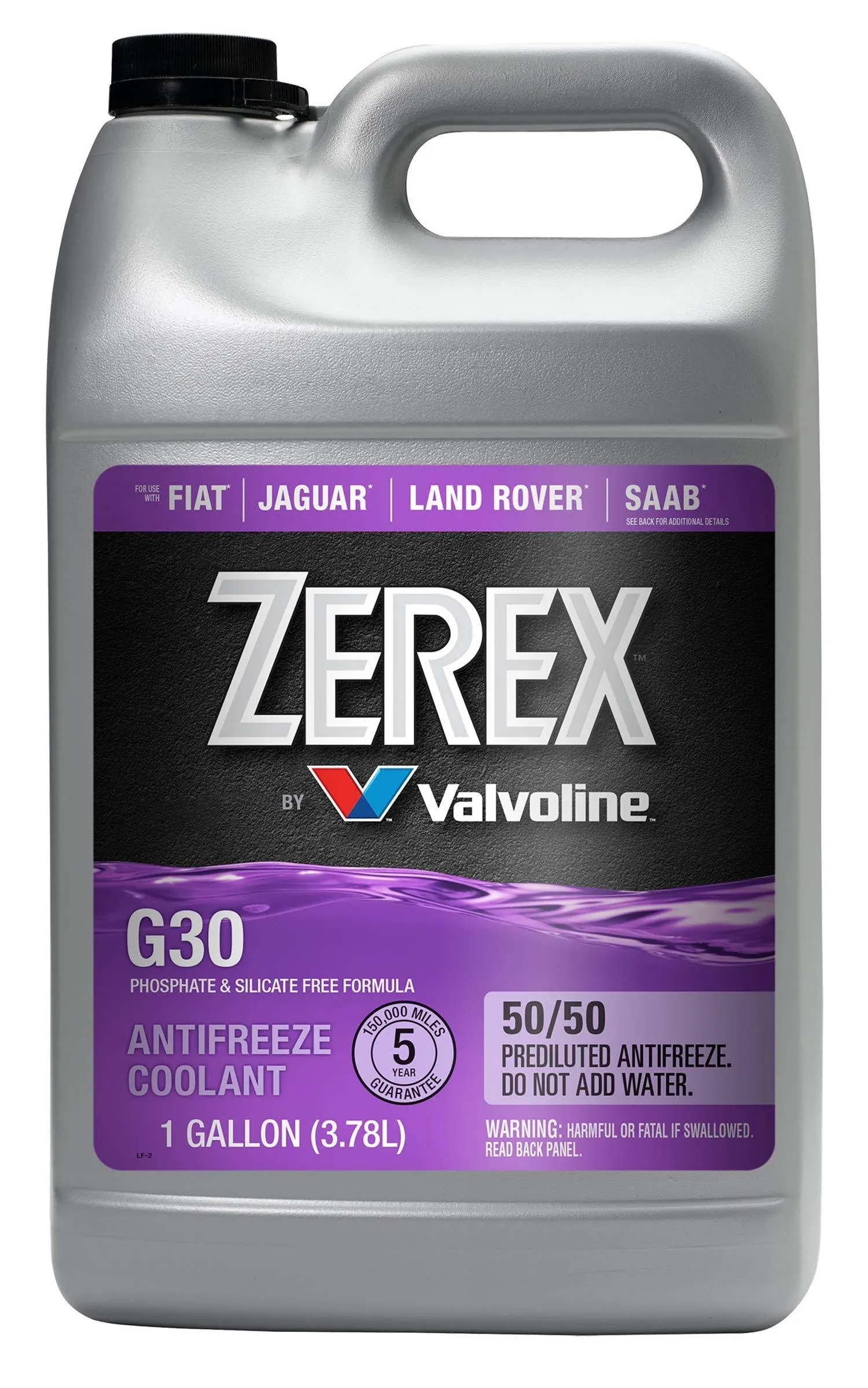 Zerex G30 Antifreeze / Coolant 50/50 Prediluted Ready-to-Use 1 Ga