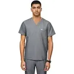 Figs Chisec Three-Pocket Scrub Top for Men Graphite