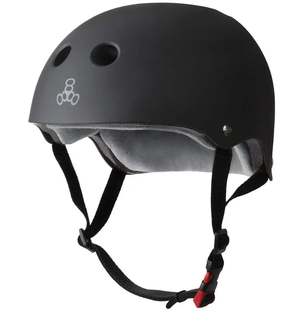 Triple 8 - Black Matte Certified Sweatsaver Helmet