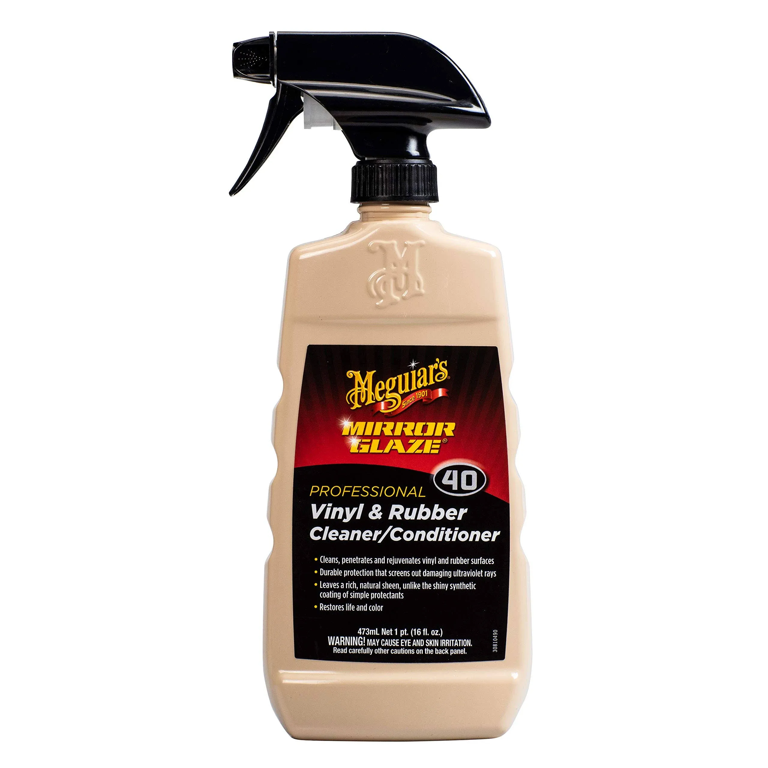 Meguiar's M40 Mirror Glaze Vinyl & Rubber Cleaner & Conditioner - 16 oz.