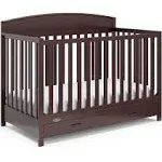 Graco - Benton 5-in-1 Convertible Crib with Drawer - Espresso